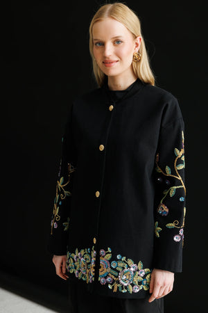 Boncuk İşlemeli Ceket