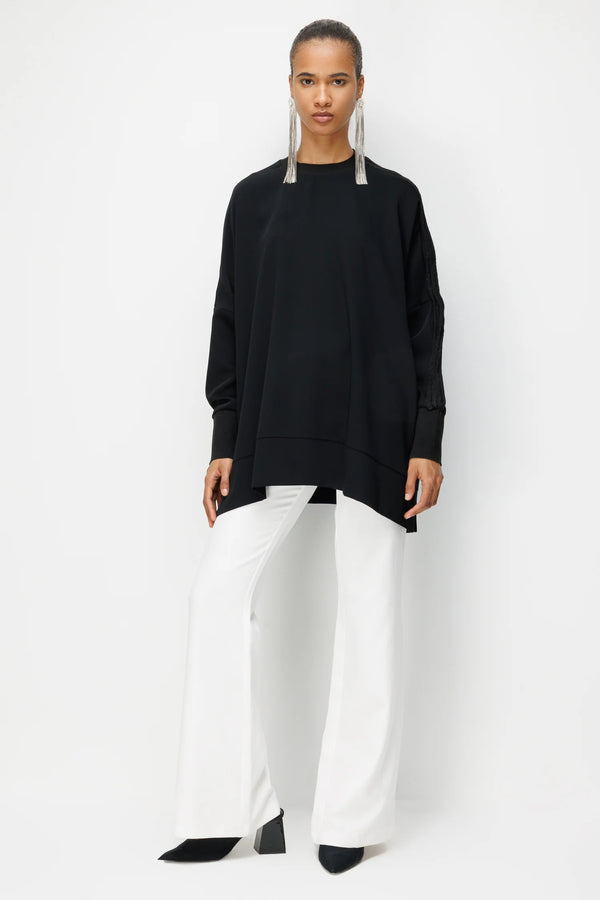 Kol Detaylı Oversize Tunik