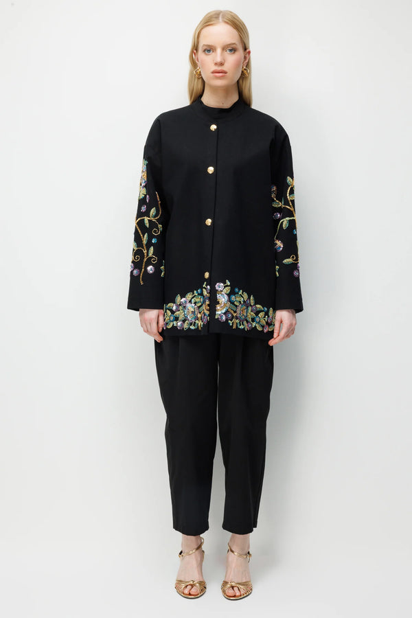 Boncuk İşlemeli Ceket