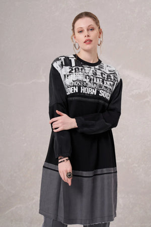 Baskılı Tunik