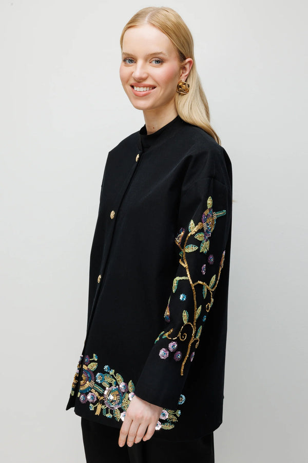 Boncuk İşlemeli Ceket