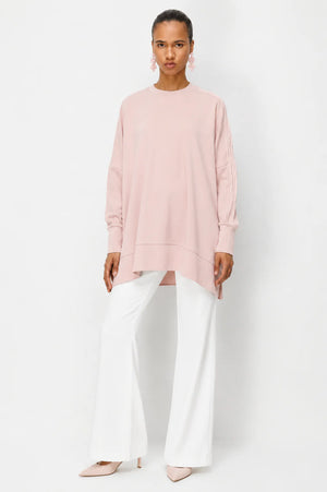 Kol Detaylı Oversize Tunik