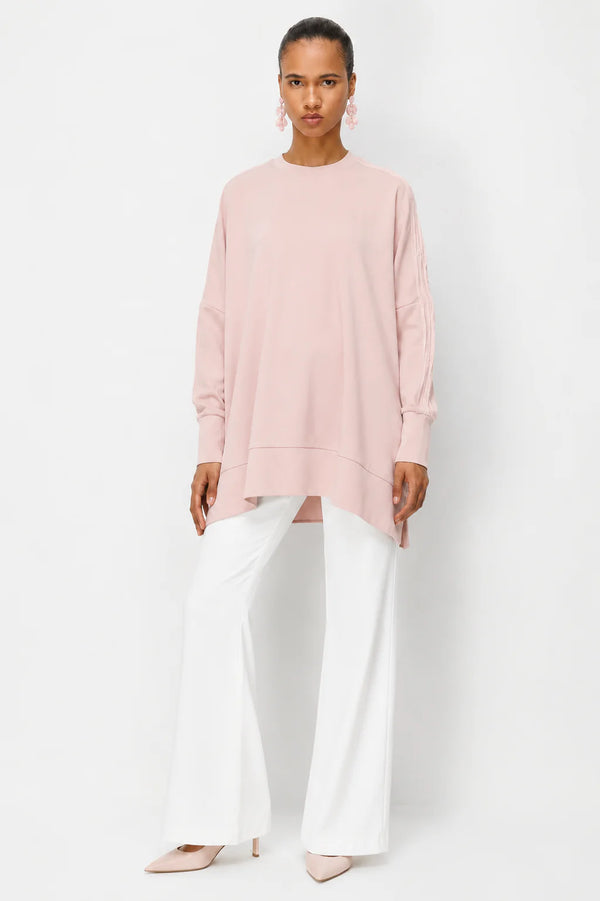 Kol Detaylı Oversize Tunik