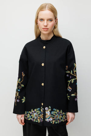 Boncuk İşlemeli Ceket
