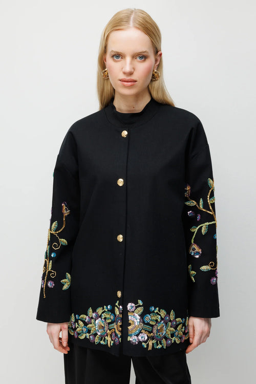 Boncuk İşlemeli Ceket