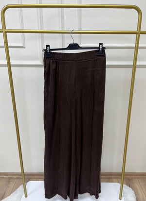 İpek Cupra Geniş Paça Pantolon