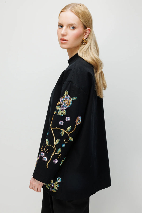 Boncuk İşlemeli Ceket