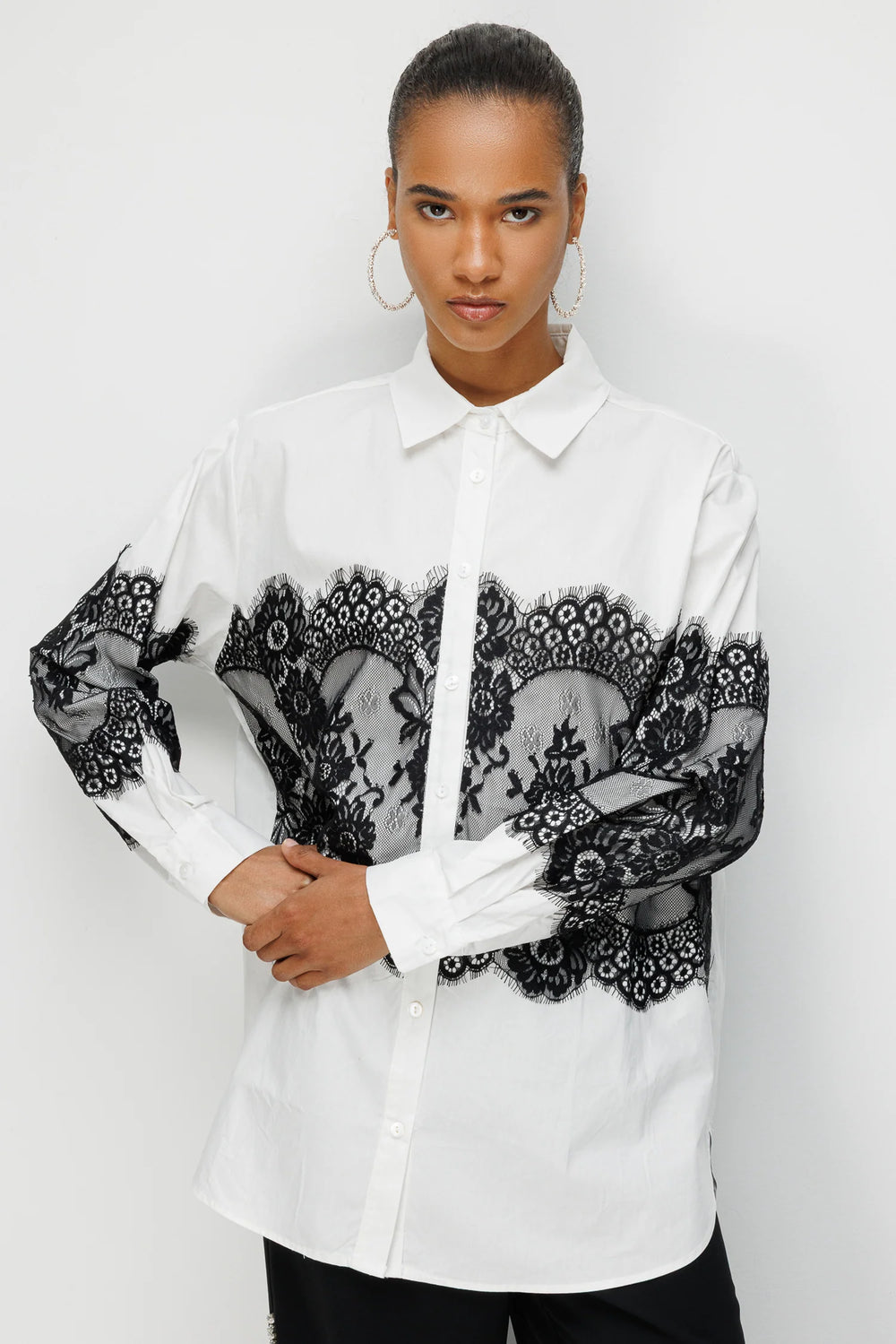 Dantel Detaylı Tunik