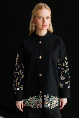 Boncuk İşlemeli Ceket