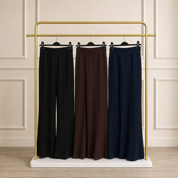 Taşlı İspanyol Paça Pantolon