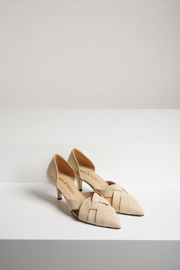 Deri Topuklu Ayakkabı