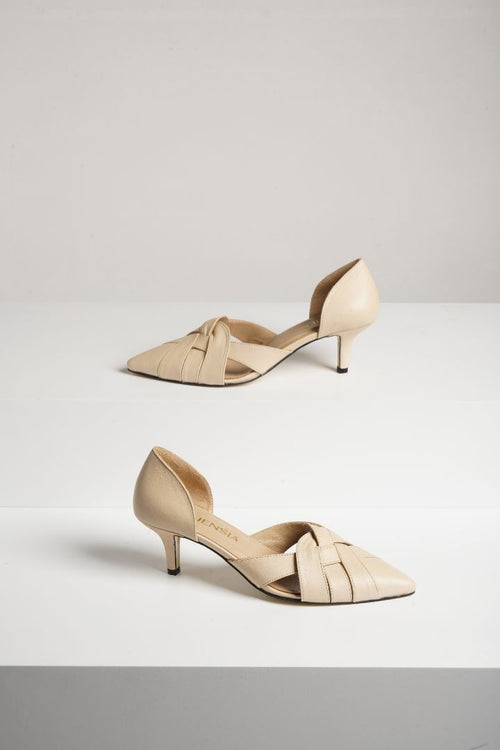 Deri Topuklu Ayakkabı