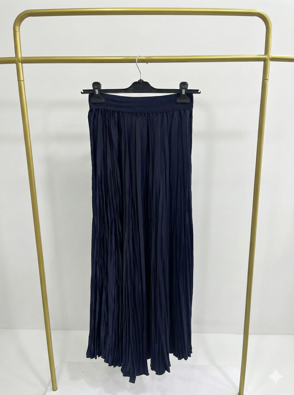 Saten Kırıştırma Etek