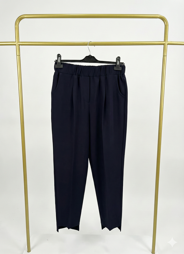 Beli Lastikli Önü Kısa Arkası Uzun Pantolon