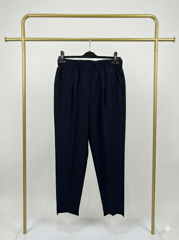 Beli Lastikli Önü Kısa Arkası Uzun Pantolon