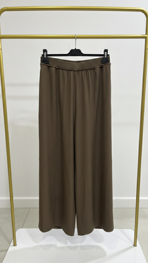 Logos Geniş Paça Pantolon