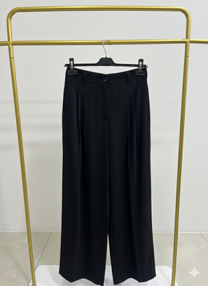 Eyfer Geniş Paça Pileli Pantolon