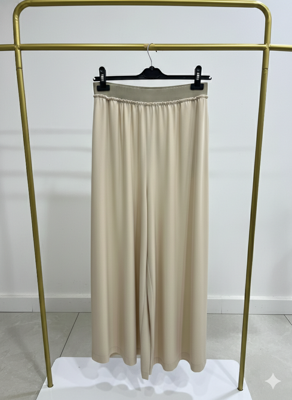 Logos Geniş Paça Pantolon