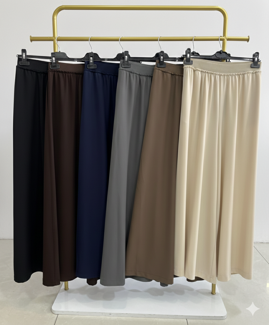 Logos Geniş Paça Pantolon