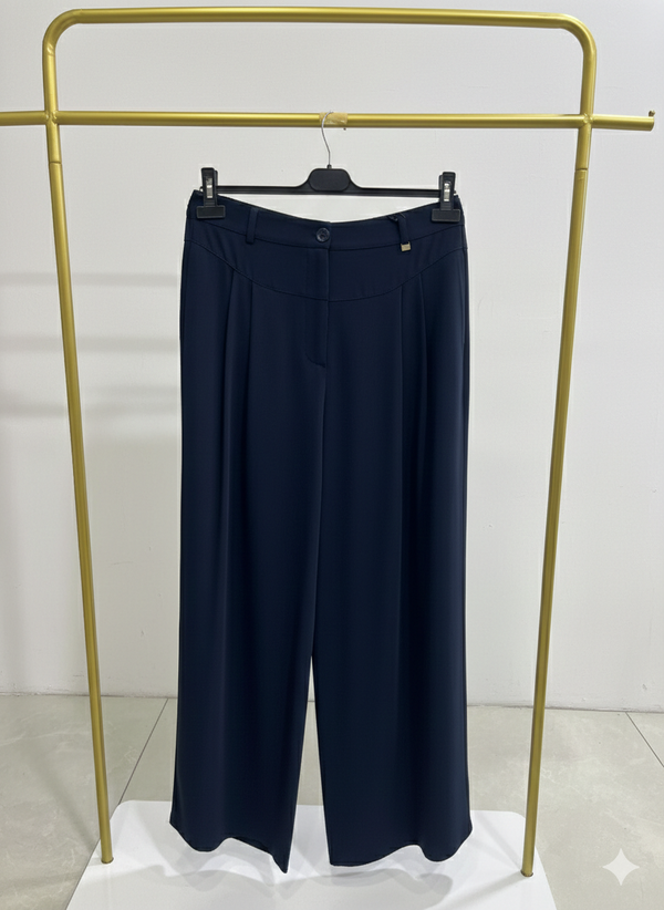 Eyfer Geniş Paça Pileli Pantolon