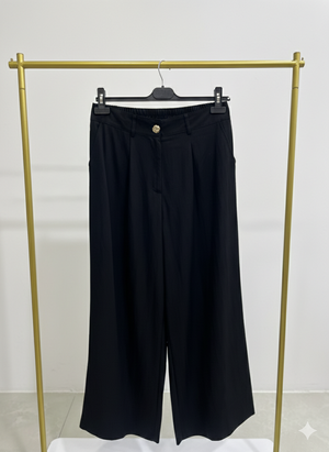 Abelia Kısa Geniş Paça Pantolon