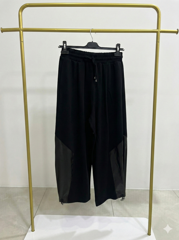 Paçası Kapsül Paraşüt Detaylı Pantolon