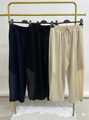 Paçası Kapsül Paraşüt Detaylı Pantolon