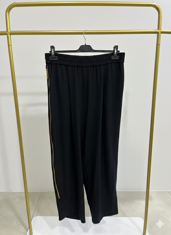 Love Yandan Fermuarlı Pantolon