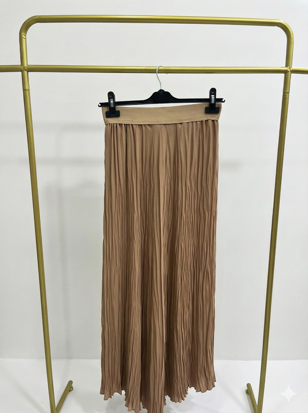 Şifon Kırıştırma Etek