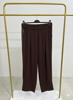 Love Yandan Fermuarlı Pantolon