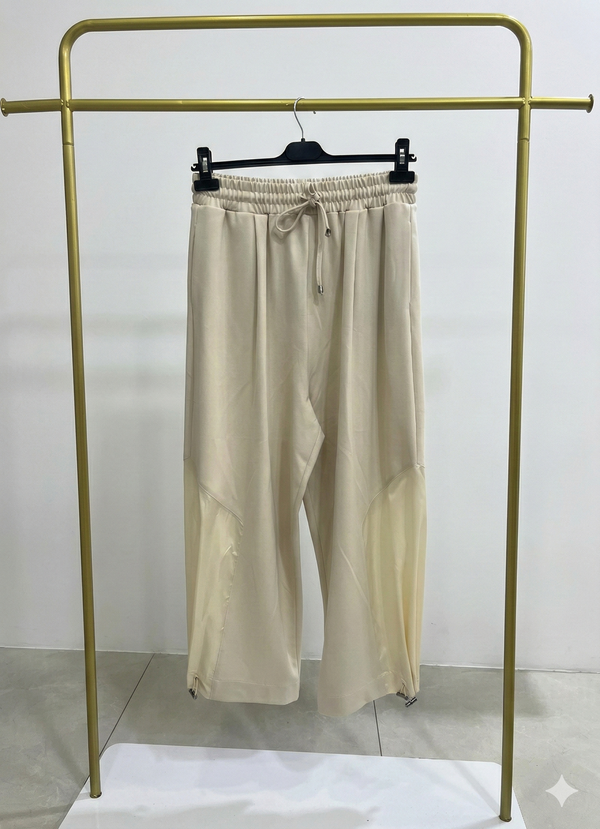 Paçası Kapsül Paraşüt Detaylı Pantolon