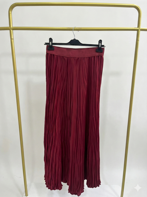 Saten Kırıştırma Etek