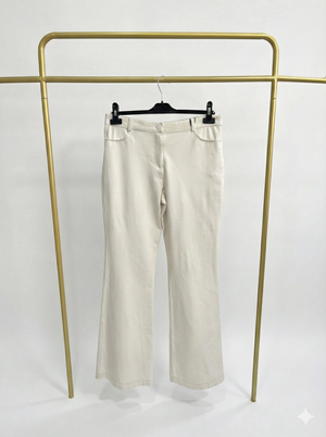 Kanvas İspanyol Paça Pantolon