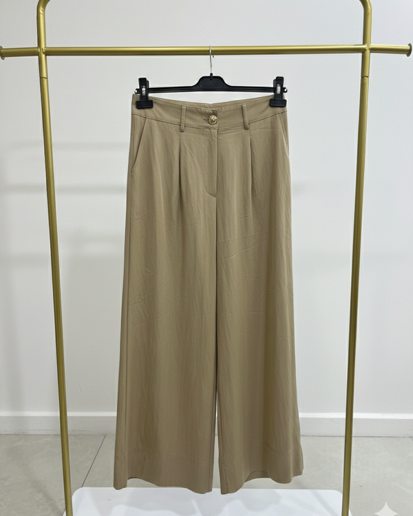 Abelia Kısa Geniş Paça Pantolon