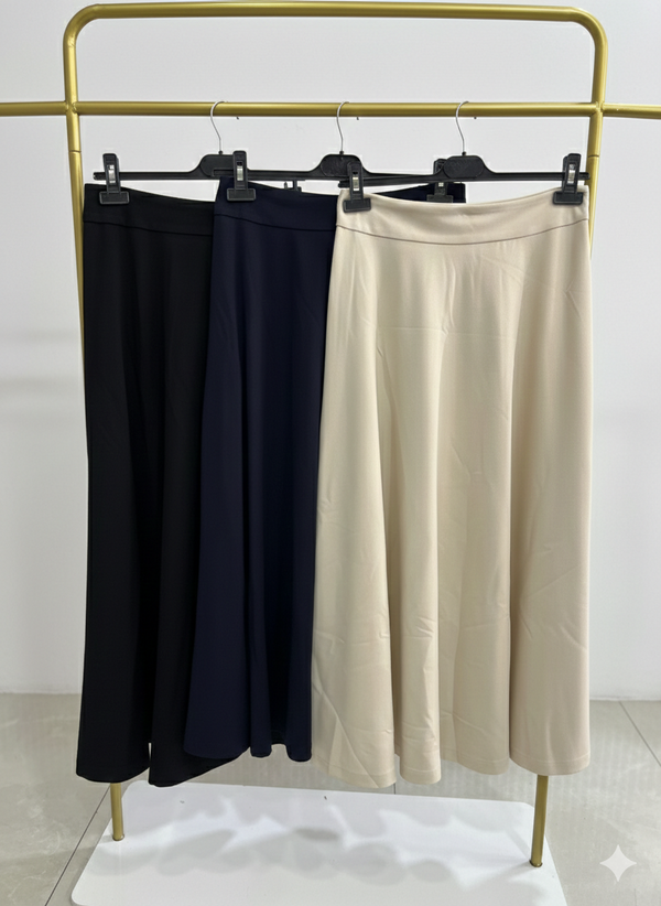 Rozie Yanı Fermuarlı Kiloş Etek