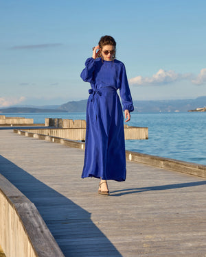 Nervür Detaylı Elbise