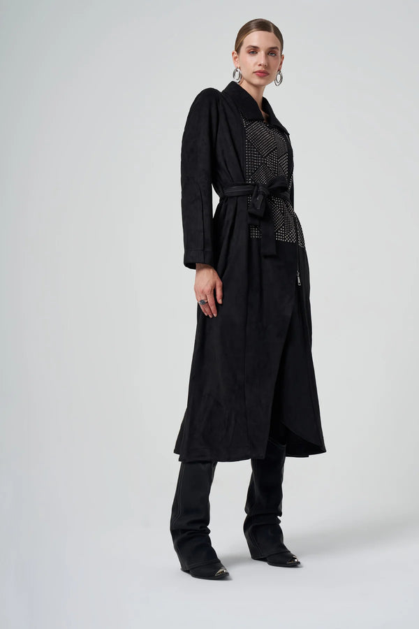 Zımba Detaylı Pardesü