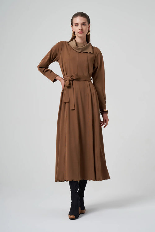 Fermuar Detaylı Elbise