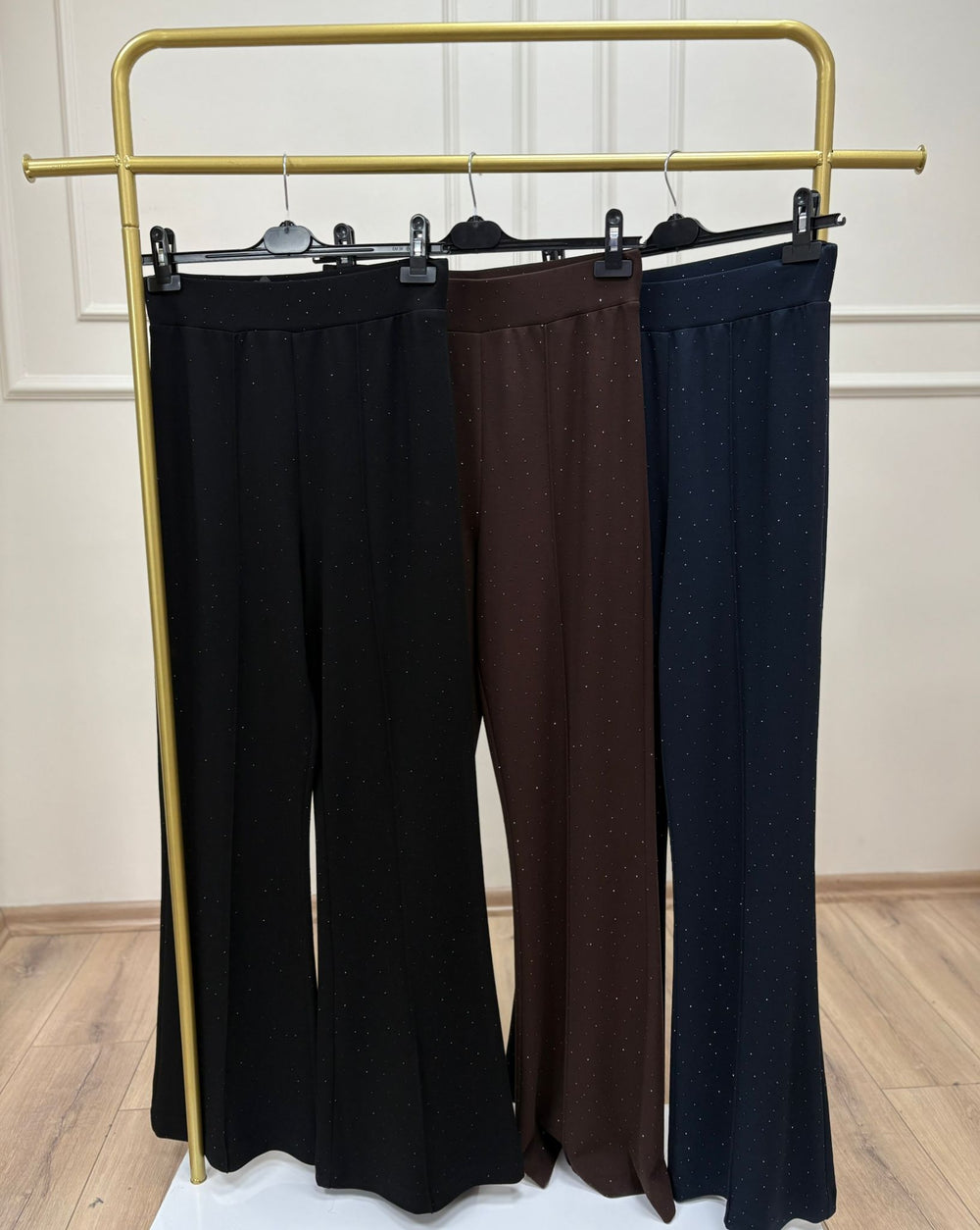 Taşlı İspanyol Paça Pantolon