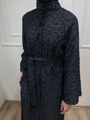 Kabartma Detay Bel Bağlamalı Kap