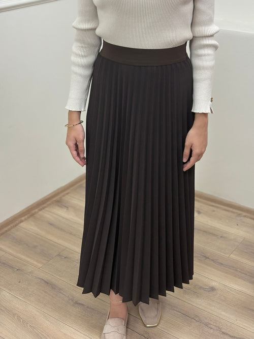 Beli Lastikli Piliseli Etek