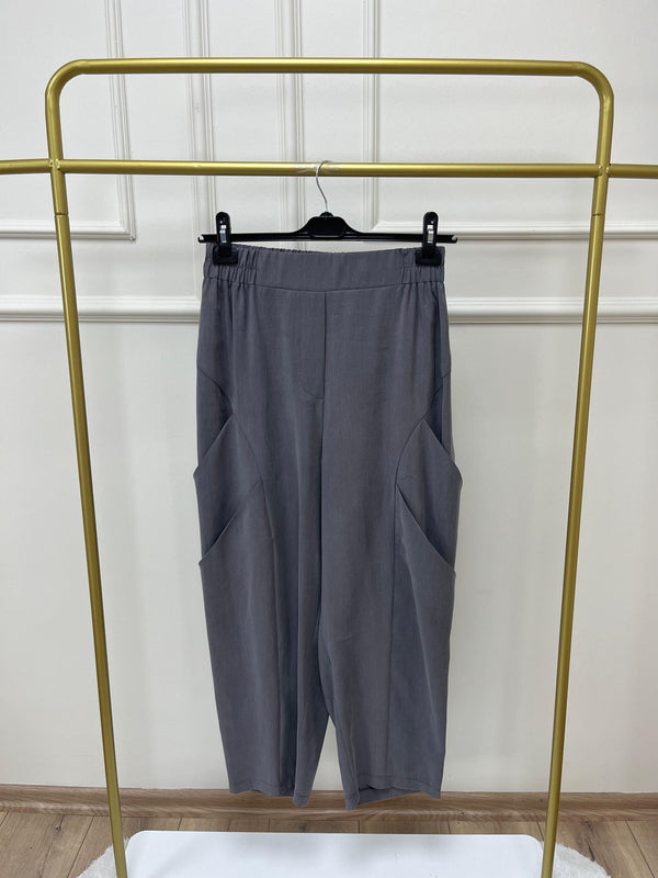 Duti Keten Havuç Pantolon