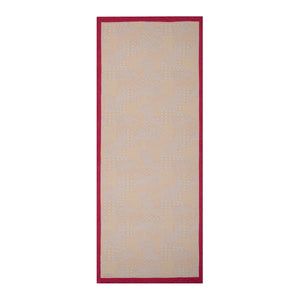 Bej Gold Yamalı Paisley Desenli Tensel Şal