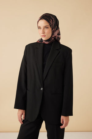 Ceylan Mulberry İpek Eşarp 90x90 Cm - Gül Kurusu