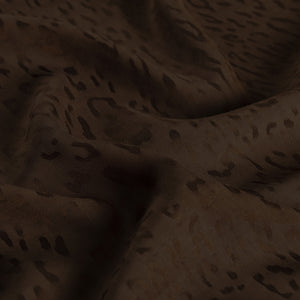Dört Mevsim Leopar Desenli Acı Kahve Şal