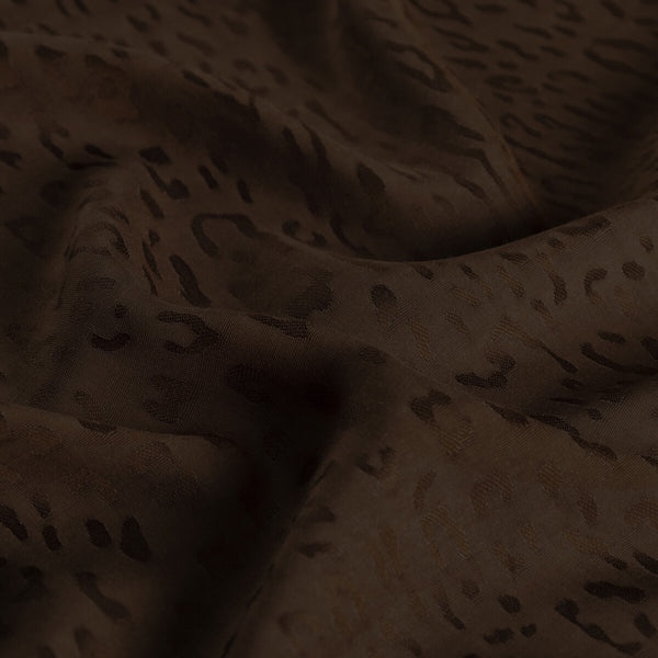 Dört Mevsim Leopar Desenli Acı Kahve Şal