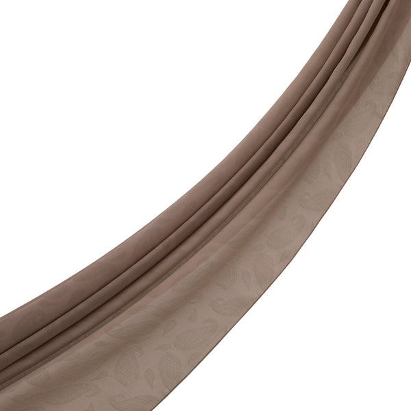 Dört Mevsim Açık Taş Paisley Monogram Şal