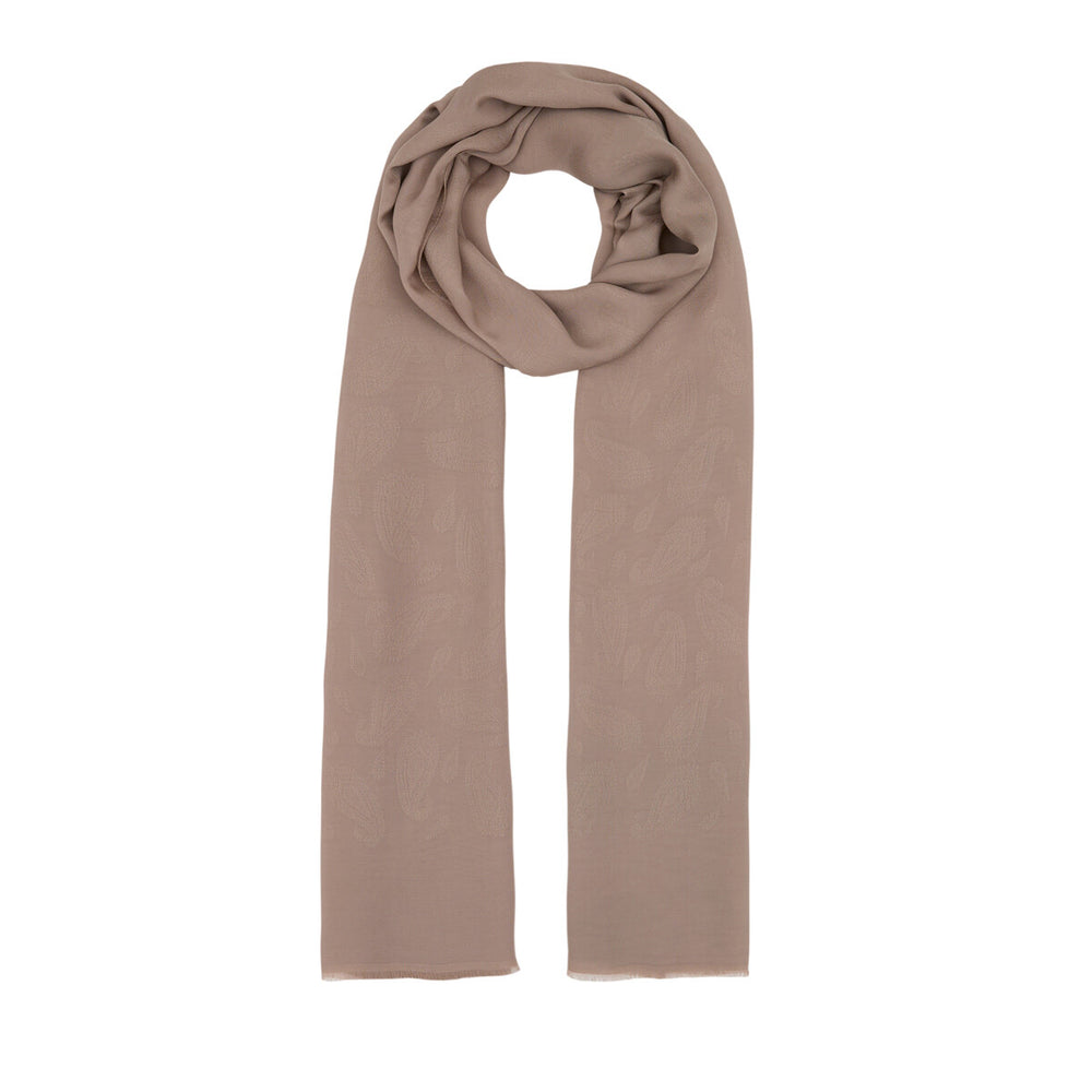Dört Mevsim Açık Taş Paisley Monogram Şal