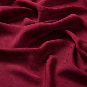 Dört Mevsim Bordo İE Monogram Şal