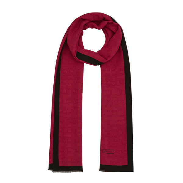 Dört Mevsim Bordo Monogram Şal
